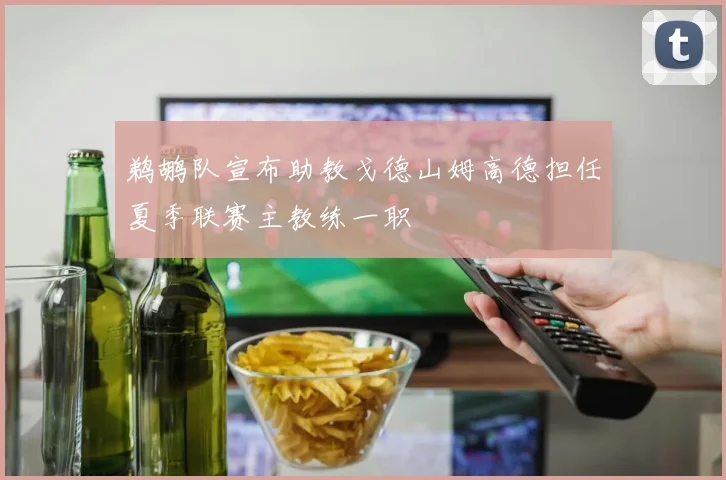 鹈鹕队宣布助教戈德山姆高德担任夏季联赛主教练一职